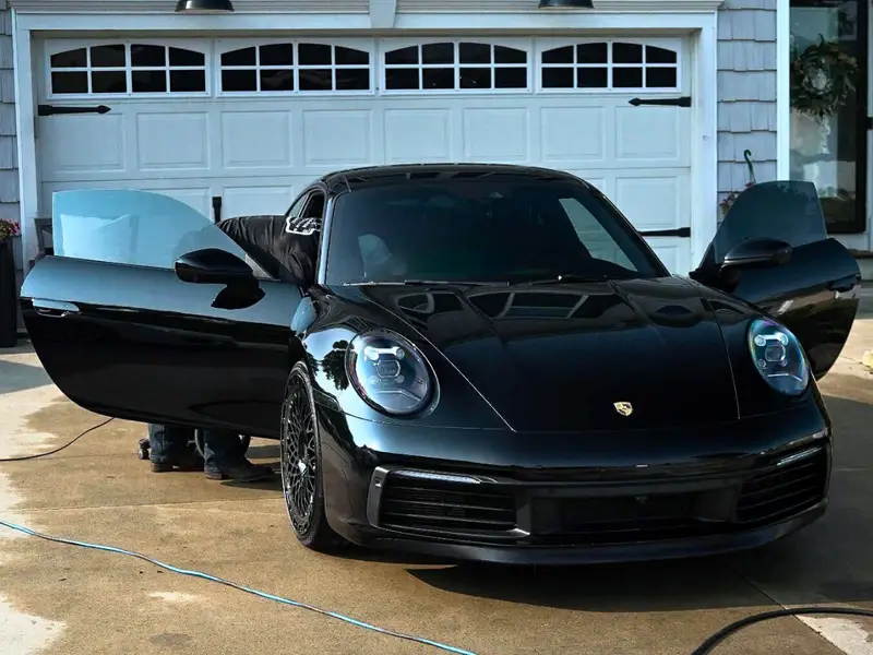 Full service detail completed with a deep, glossy finish